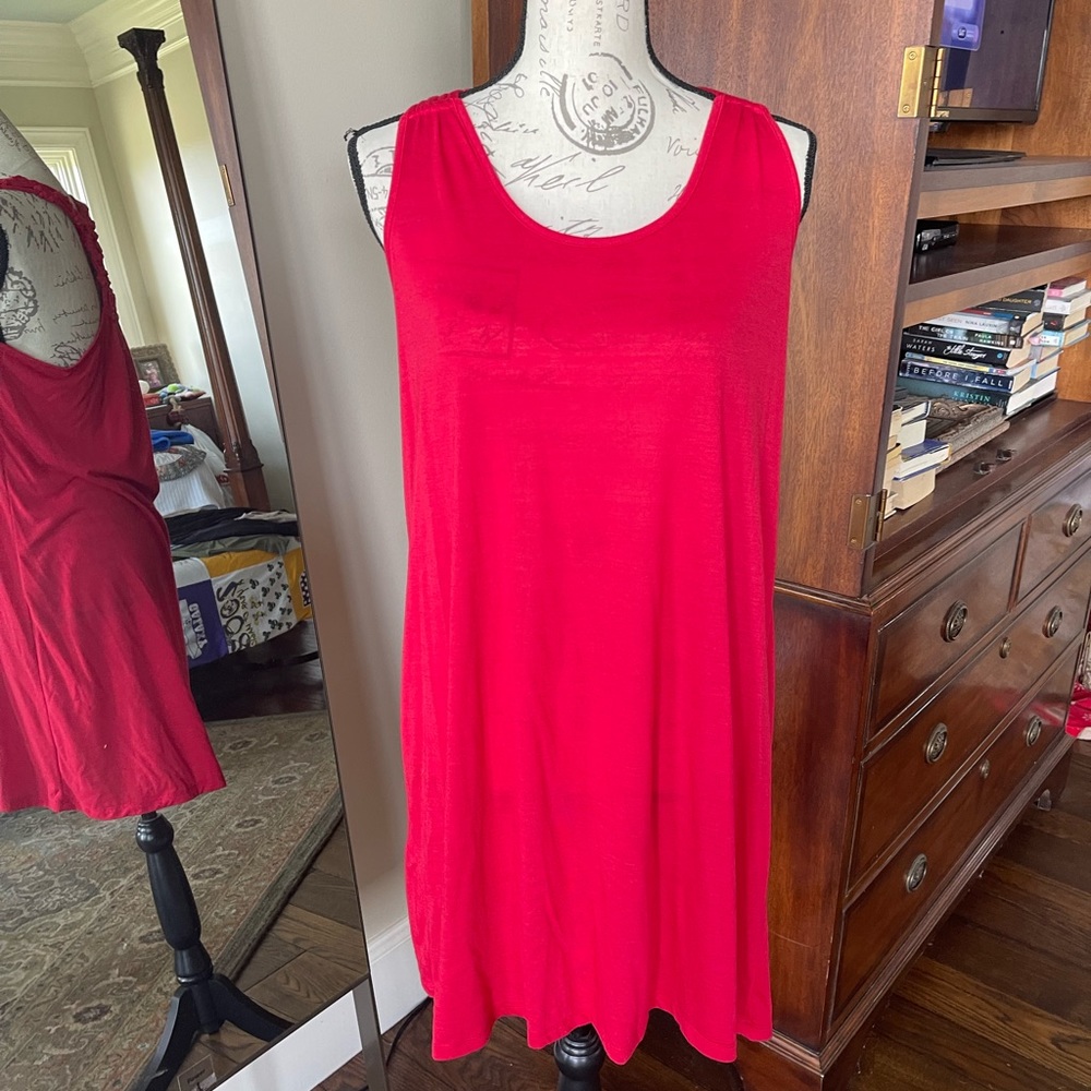 Joe Boxer Red Coverup Dress size Small